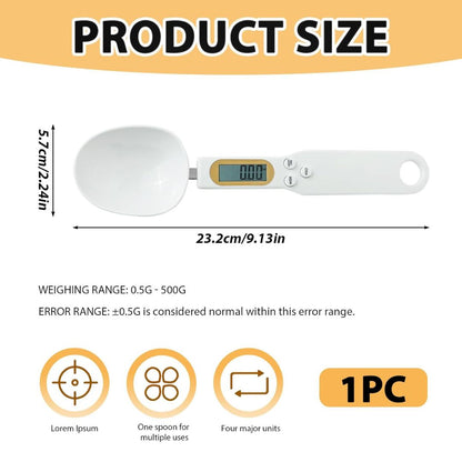 Kitchen Scale Measuring Spoon