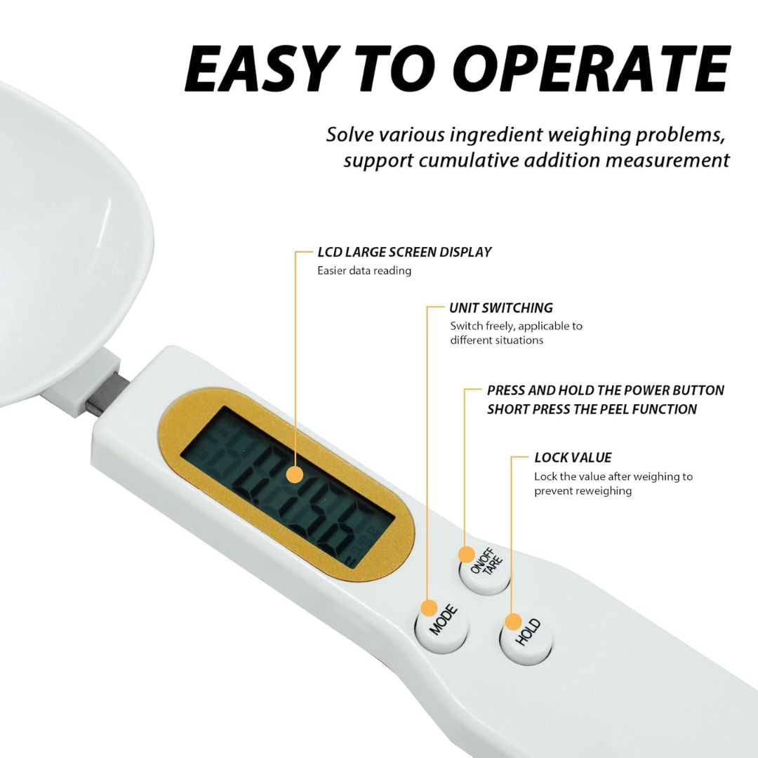 Kitchen Scale Measuring Spoon